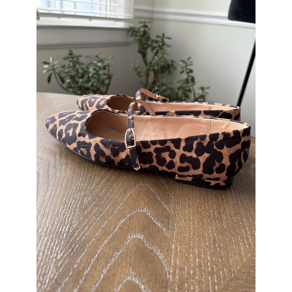 Franco Sarto Valie Leopard Print Mary Jane Flats Whimsigoth Mob Wife Office | 8M - Picture 4 of 9
